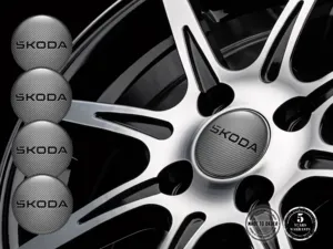 Skoda Radplaketten Ausgabe Premium Autoembleme